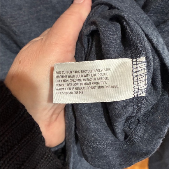 Goodfellow & Co Men's Size Small Blue Long Sleeve T-Shirt Cotton Blend - Picture 3 of 9